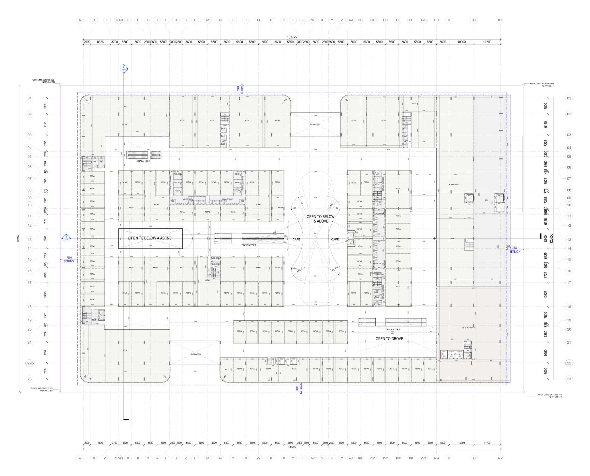 Al Rams Shopping Mall, sketch 3