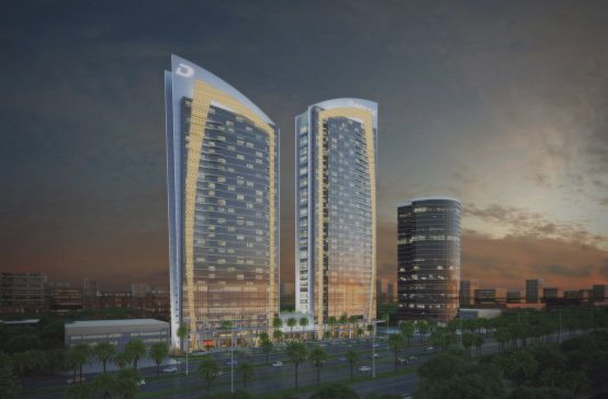 Damac Twin Towers, render 2