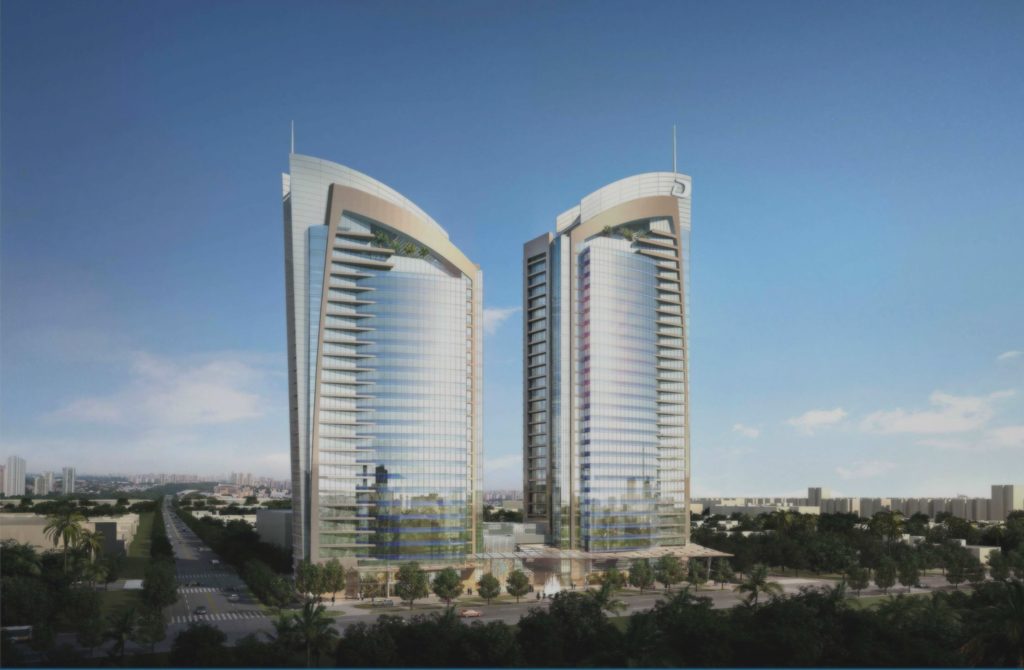Damac Twin Towers, render 3