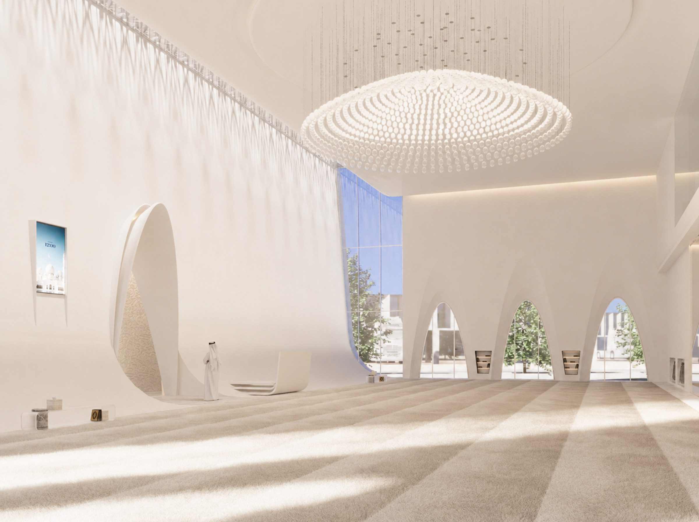 Food Tech Valley Masjid, interior 1