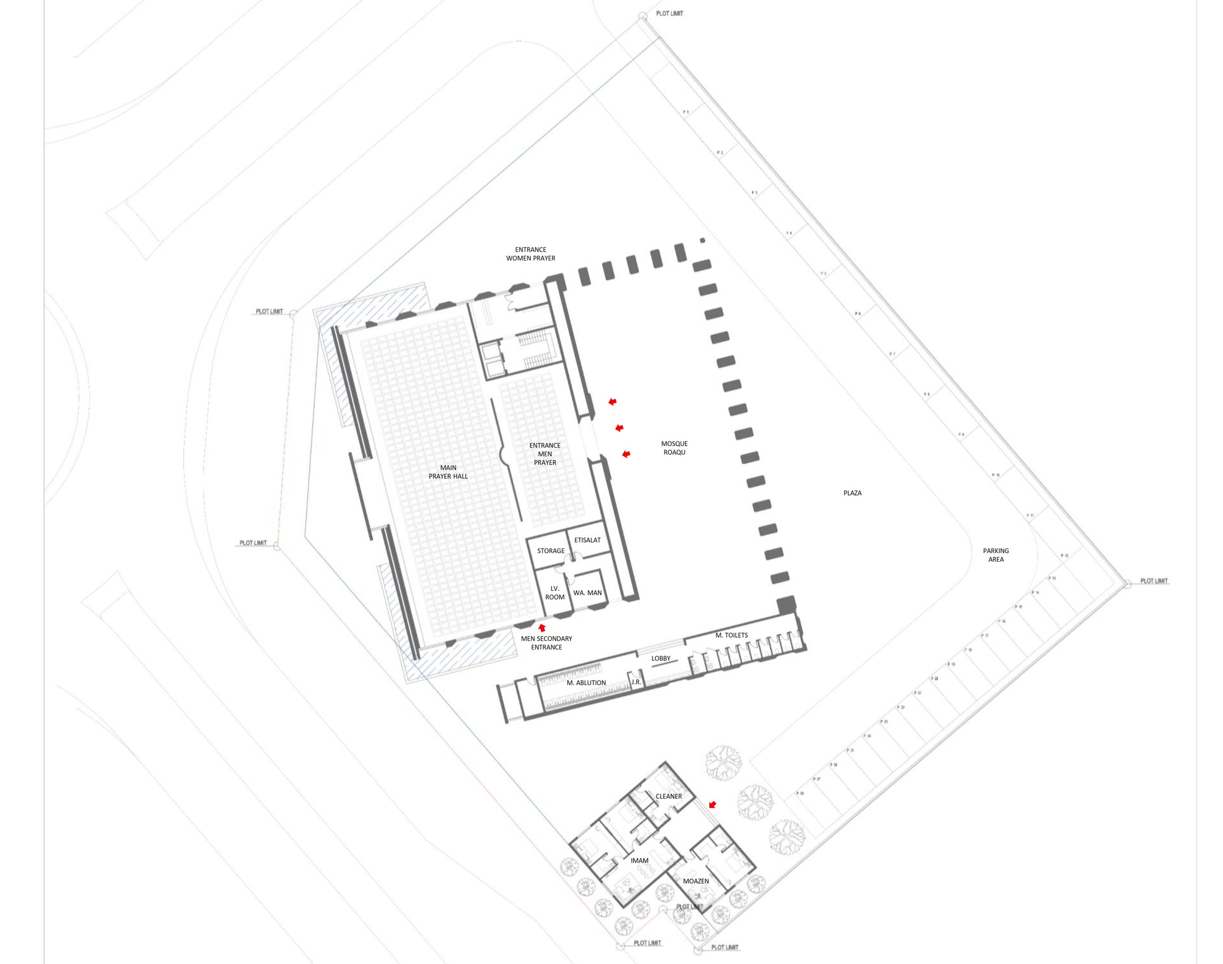 Food Tech Valley Masjid, sketch 1