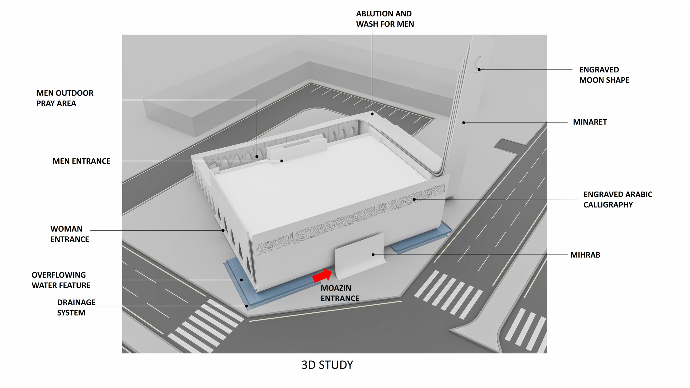 Food Tech Valley Masjid, sketch 4
