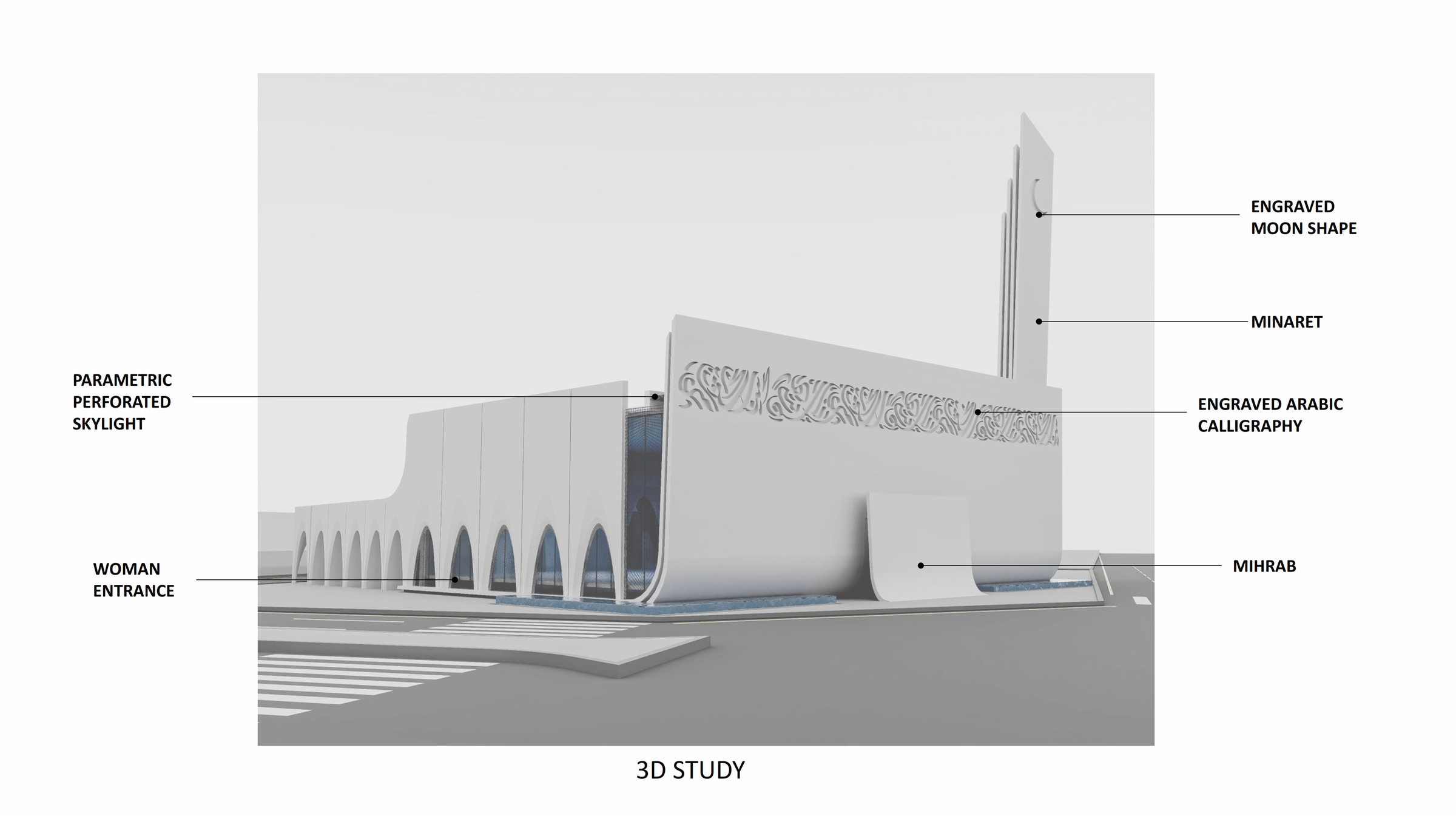 Food Tech Valley Masjid, sketch 6