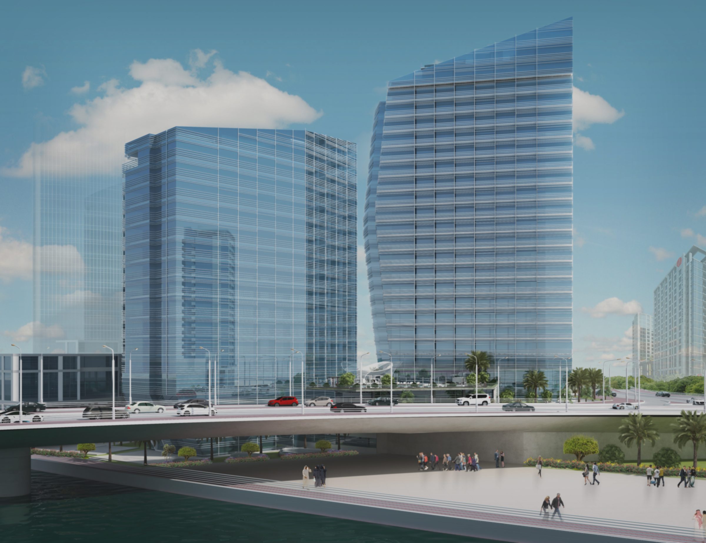 Langham Place Hotel, render 2
