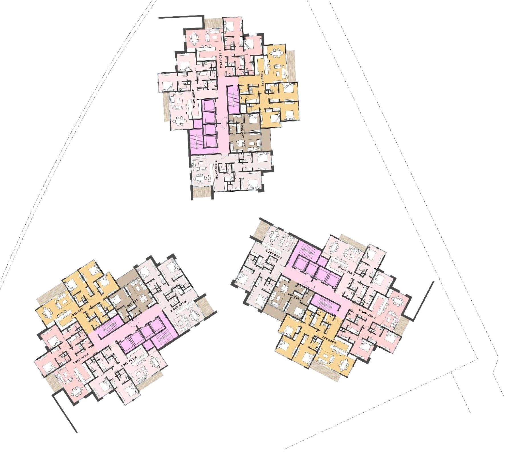 Mawten Gate Towers, sketch 2