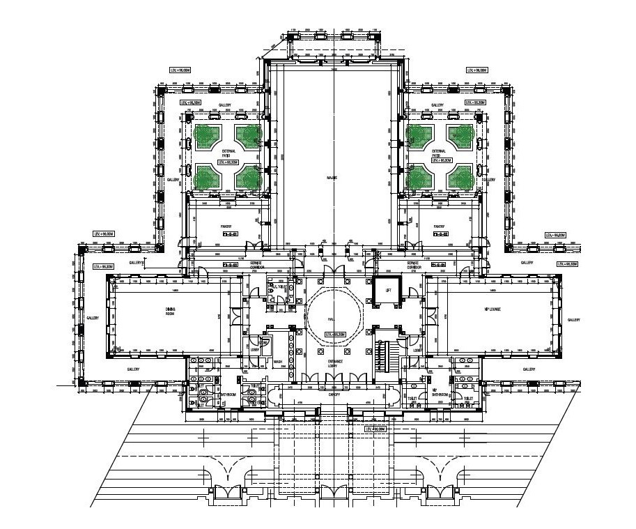Muscat Palace, sketch 3