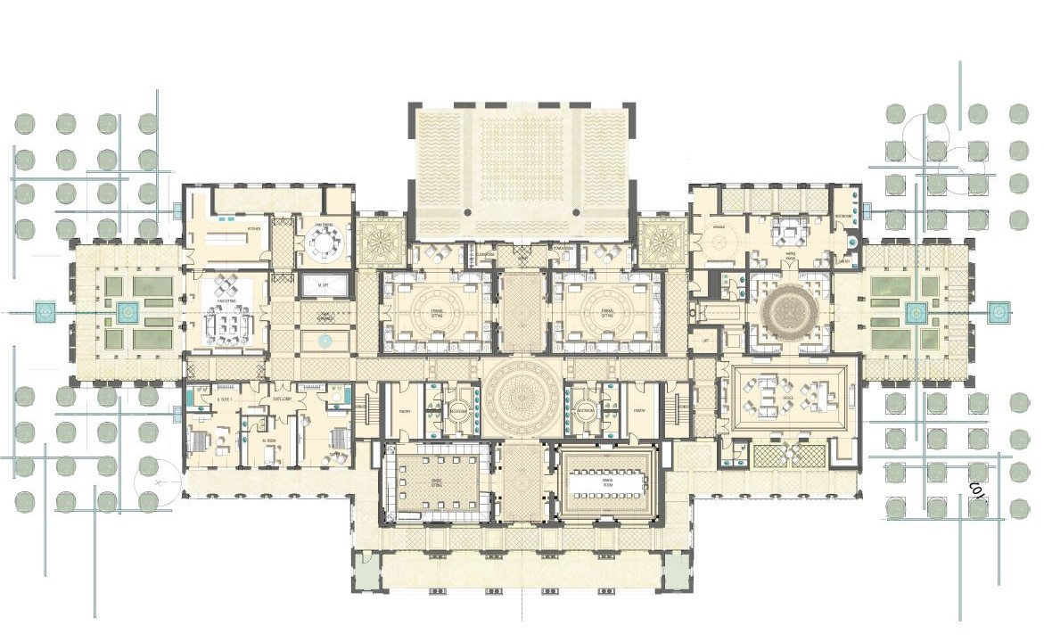 Muscat Palace, sketch 5