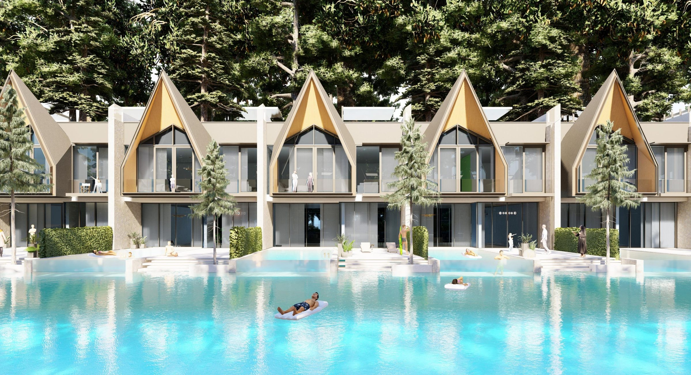 Switzerland Villas, render 2