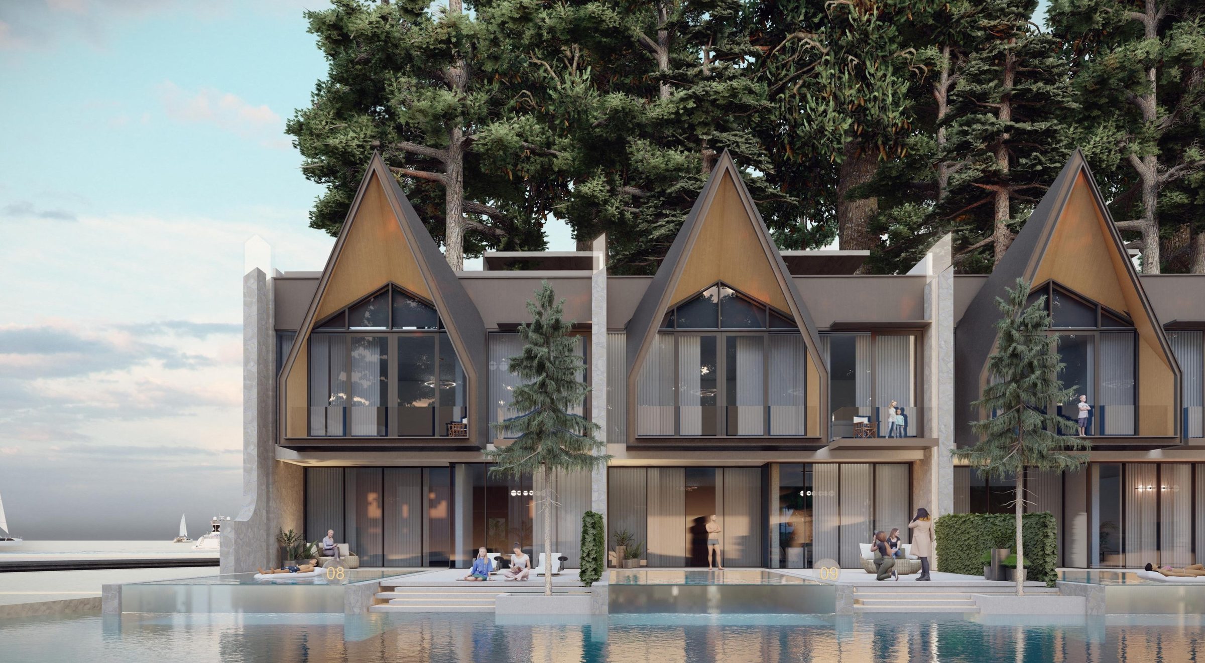 Switzerland Villas, render 3