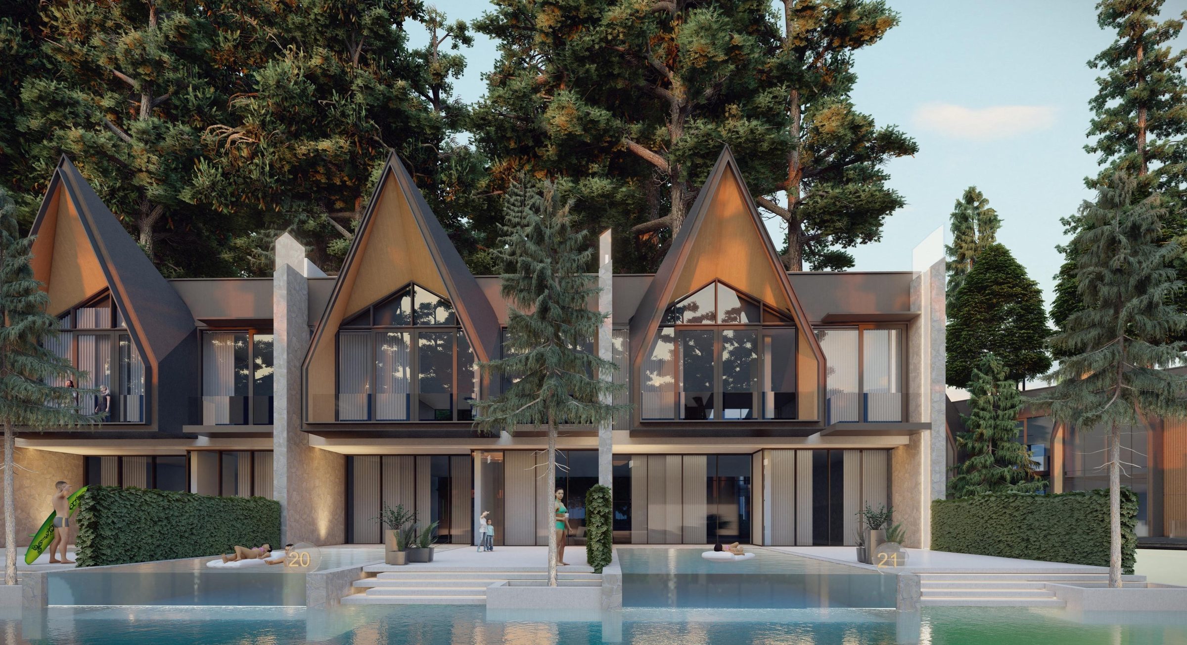 Switzerland Villas, render 4
