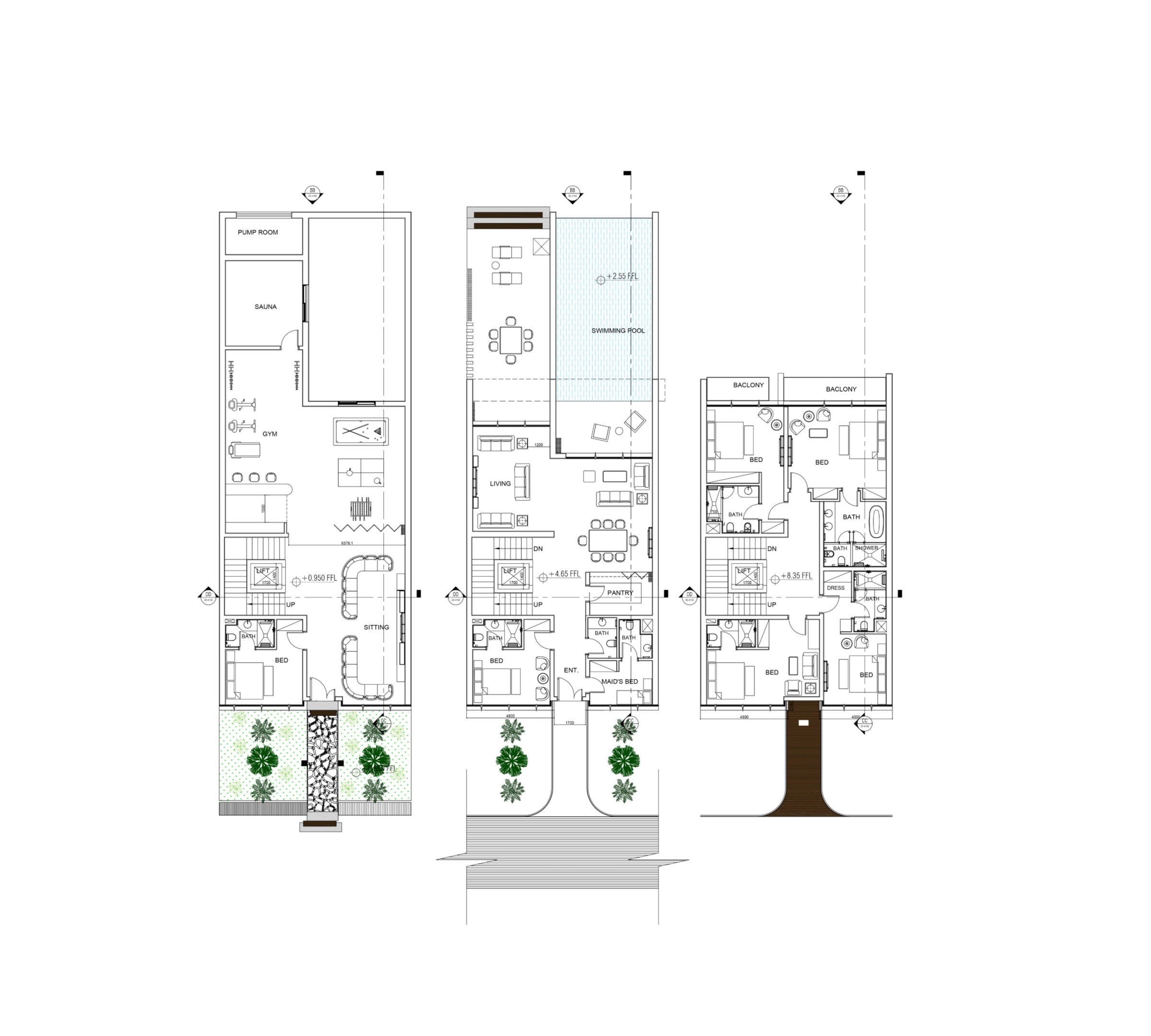 Switzerland Villas, sketch 10
